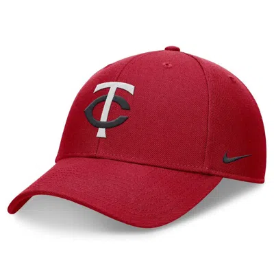 Nike Minnesota Twins Evergreen Club  Men's Dri-fit Mlb Adjustable Hat In Red