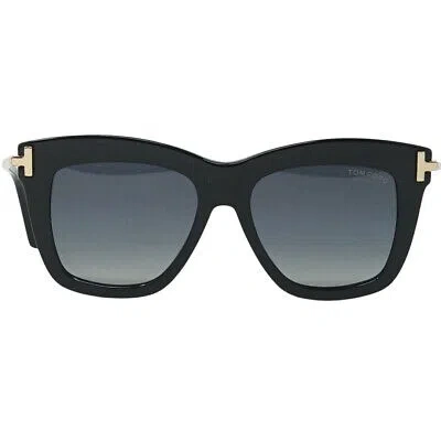 Pre-owned Tom Ford Damen Sonnenbrille Ft0822 Dasha 01d Sonnenbrille In Schwarz