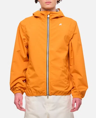 K-way Jack Stretch - Hooded Jacket In Orange