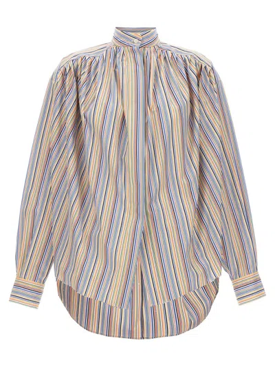 Etro Blouse With Stripe Pattern In Multicolour