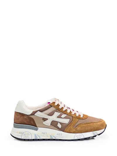 Premiata Mick 6610 Colour-block Sneakers In Brown