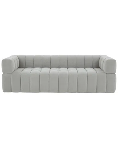 Safavieh Couture Calyna Channel Tufted Sofa In Grey