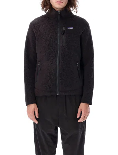 Patagonia Retro Pile Jacket In Black