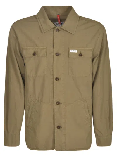 Fay Cargo Buttoned Shirt In Y419