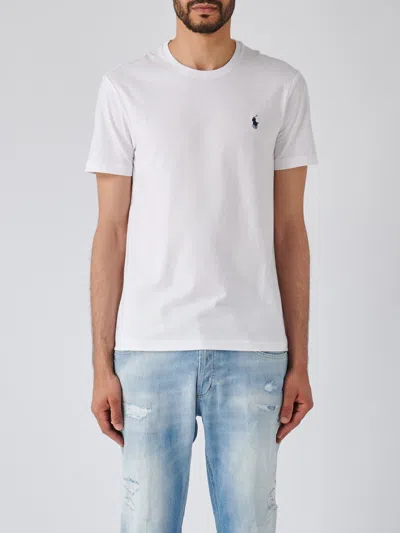 Polo Ralph Lauren Short Sleeve T-shirt T-shirt In Bianco