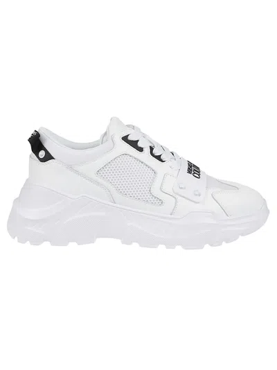 Versace Jeans Couture White Speedtrack Sneakers In E003 White