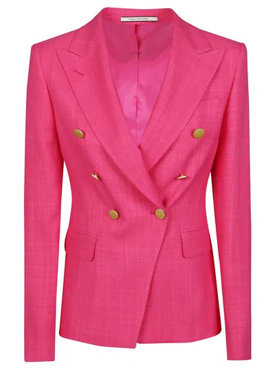 Tagliatore Double Breasted Jacket In Rosa