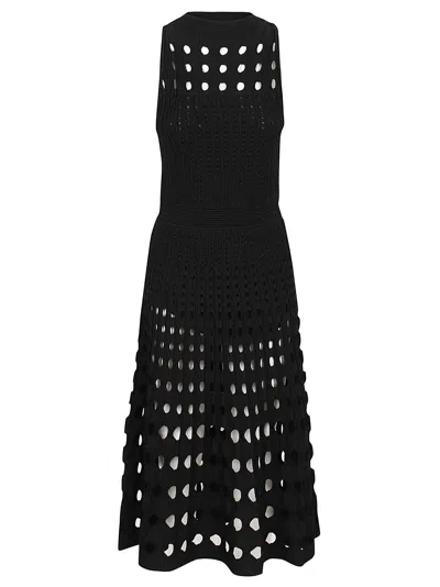 Jonathan Simkhai Nash S/l Midi Dress In Black