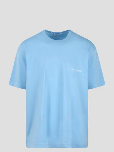 Comme Des Garçons Shirt Jersey Cotton Basic T-shirt In Blue