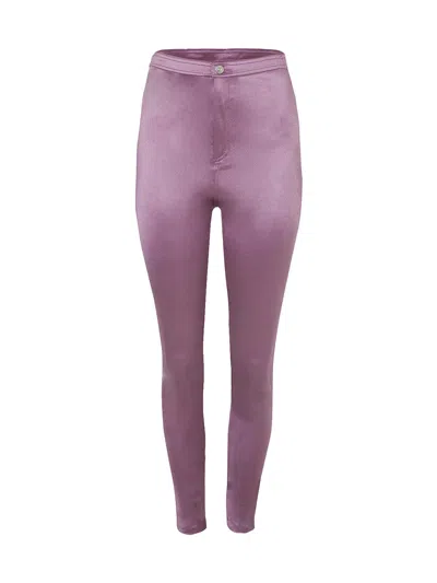 Nocturne High-waisted Stirrup Leggings In Purple