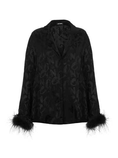 Nocturne Feathered Shirt In Black