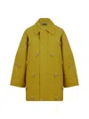 Nocturne Women's Chained Trench Coat In Yellow