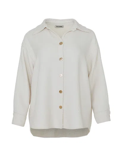 Nocturne Oversized Shirt In White