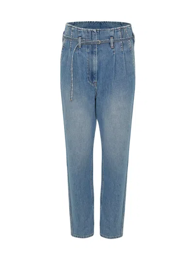 Nocturne High-waisted Mom Jeans In Blue