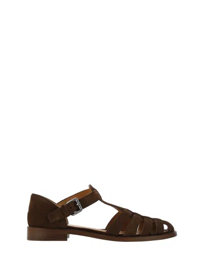 Church's Kelsey Sandals In Burnt