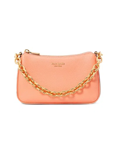 Kate Spade Women's Jolie Pebbled Leather Crossbody Bag In Melon Ball