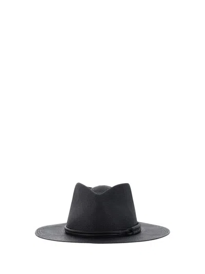 Brunello Cucinelli Hats E Hairbands In Nero+062+ultrablack