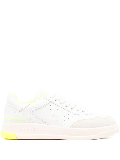 Ghoud Tweener Low Leather Sneakers In Yellow