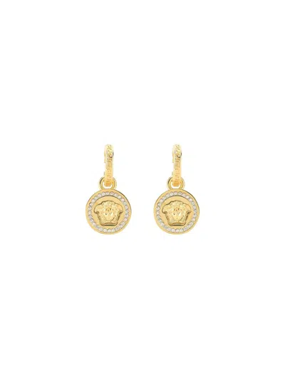 Versace Earrings In White Gold