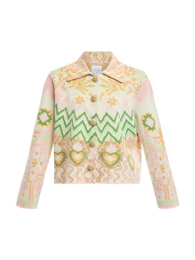 Hayley Menzies Women's Under The Sun Cotton Jacquard Jacket In Multi