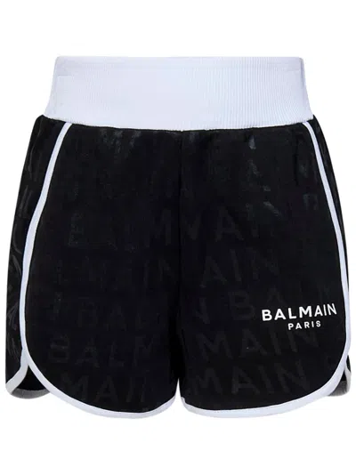 Balmain Paris Kids Shorts In Black