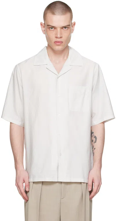 Filippa K Resort Cuban-collar Shirt In Grey