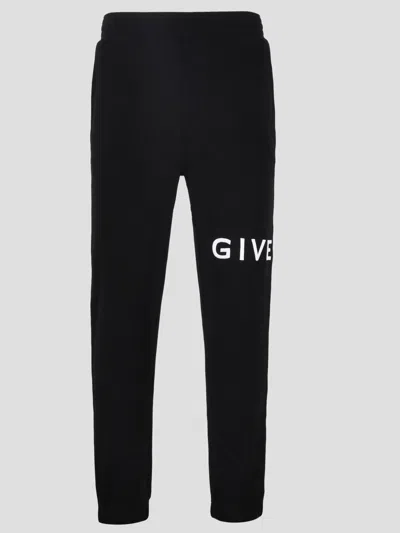 Givenchy Fleece Trousers In Black