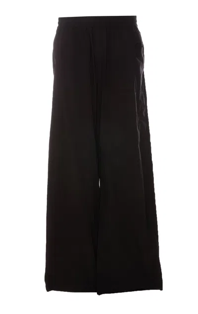 Off-white Patch Peach Trousers In Black