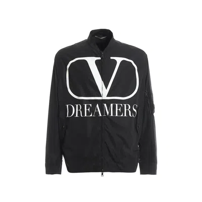 Valentino V Logo Dreamers Jacket In Black