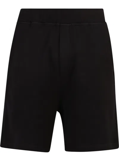 Dsquared2 Printed Bermuda Shorts In Black