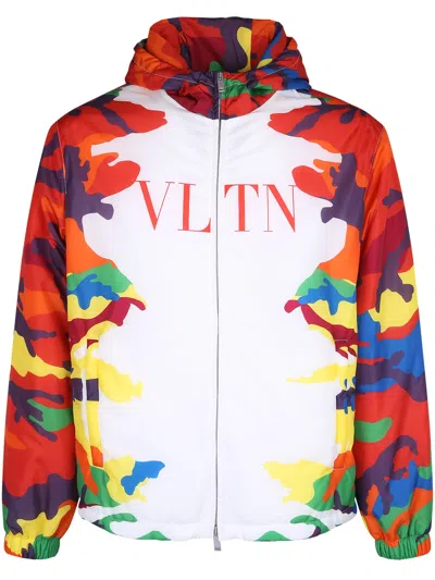 Valentino Branded Jacket In Multi