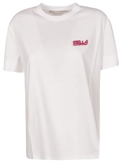 Stella Mccartney Round Neck T-shirt In White