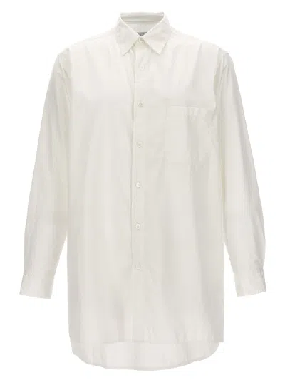 Yohji Yamamoto Z-standard Big Chain Stitch Shirt In White