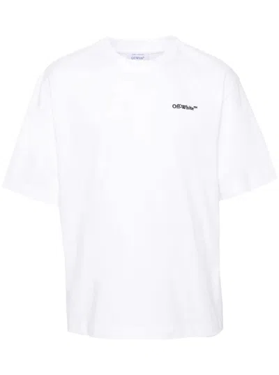 Off-white Arrows-motif Cotton T-shirt In White