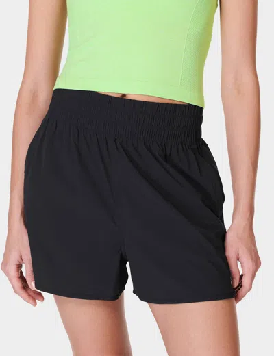 Sweaty Betty Relay Shell Shorts In Black