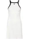 Courrèges Contrast Light Ribs Dress In Mixed Colours