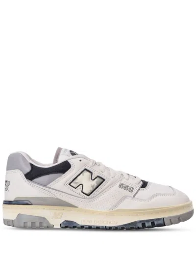 New Balance Vintage Effect 550 Sneakers In Off White/grey