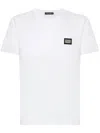 Dolce & Gabbana Logo-plaque Short-sleeve T-shirt In White