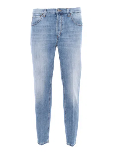 Dondup Washed Effect Jeans In Blue