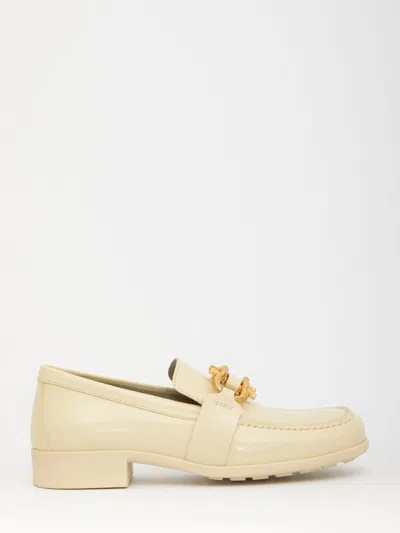 Bottega Veneta Monsieur Loafers In Bianco