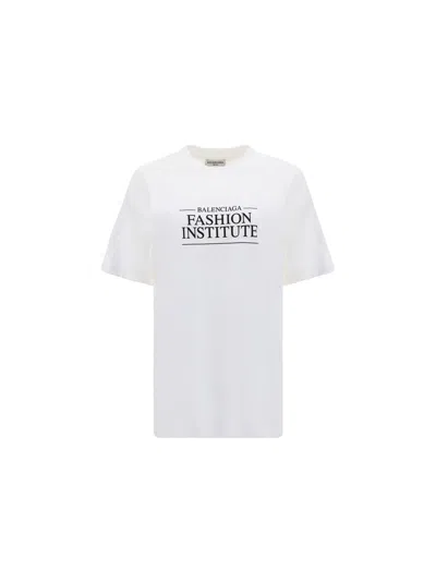 Balenciaga T-shirt In Bianco