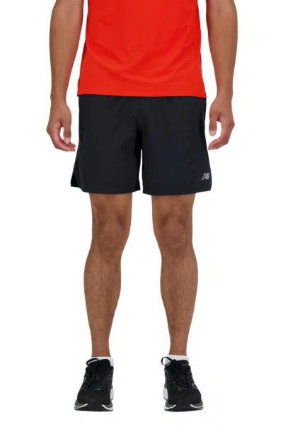 New Balance Rc 7-inch Seamless Running Shorts In Black