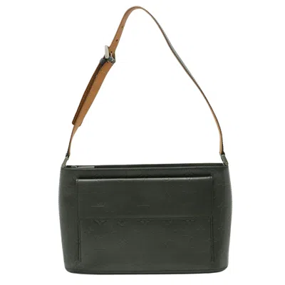 Pre-owned Louis Vuitton Allston Black Leather Shoulder Bag ()