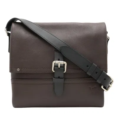 Pre-owned Louis Vuitton Canyon Brown Leather Shoulder Bag ()