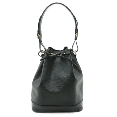 Pre-owned Louis Vuitton Noe Black Leather Shoulder Bag ()