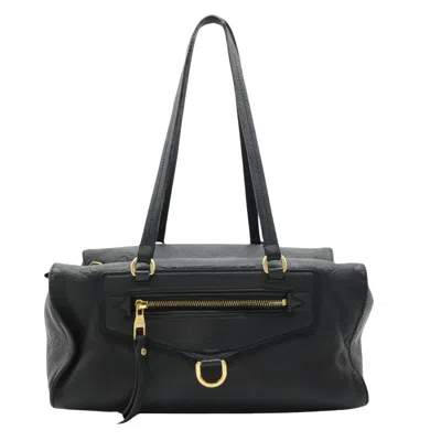 Pre-owned Louis Vuitton Inspiree Leather Shoulder Bag () In Black
