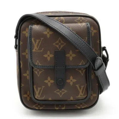 Pre-owned Louis Vuitton Macassar Leather Shoulder Bag () In Brown
