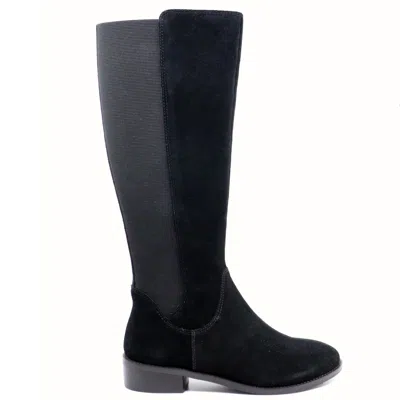 Salvia Dahl Suede Boot In Black