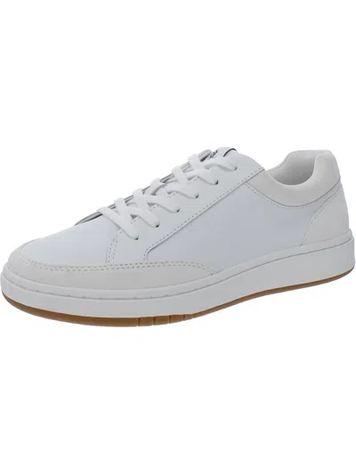 Lauren Ralph Lauren Hailey Womens Leather Lifestyle Casual And Fashion Sneakers In White