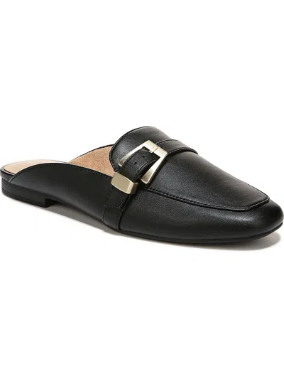 Naturalizer Kayden Mule In Black Smooth Faux Leather
